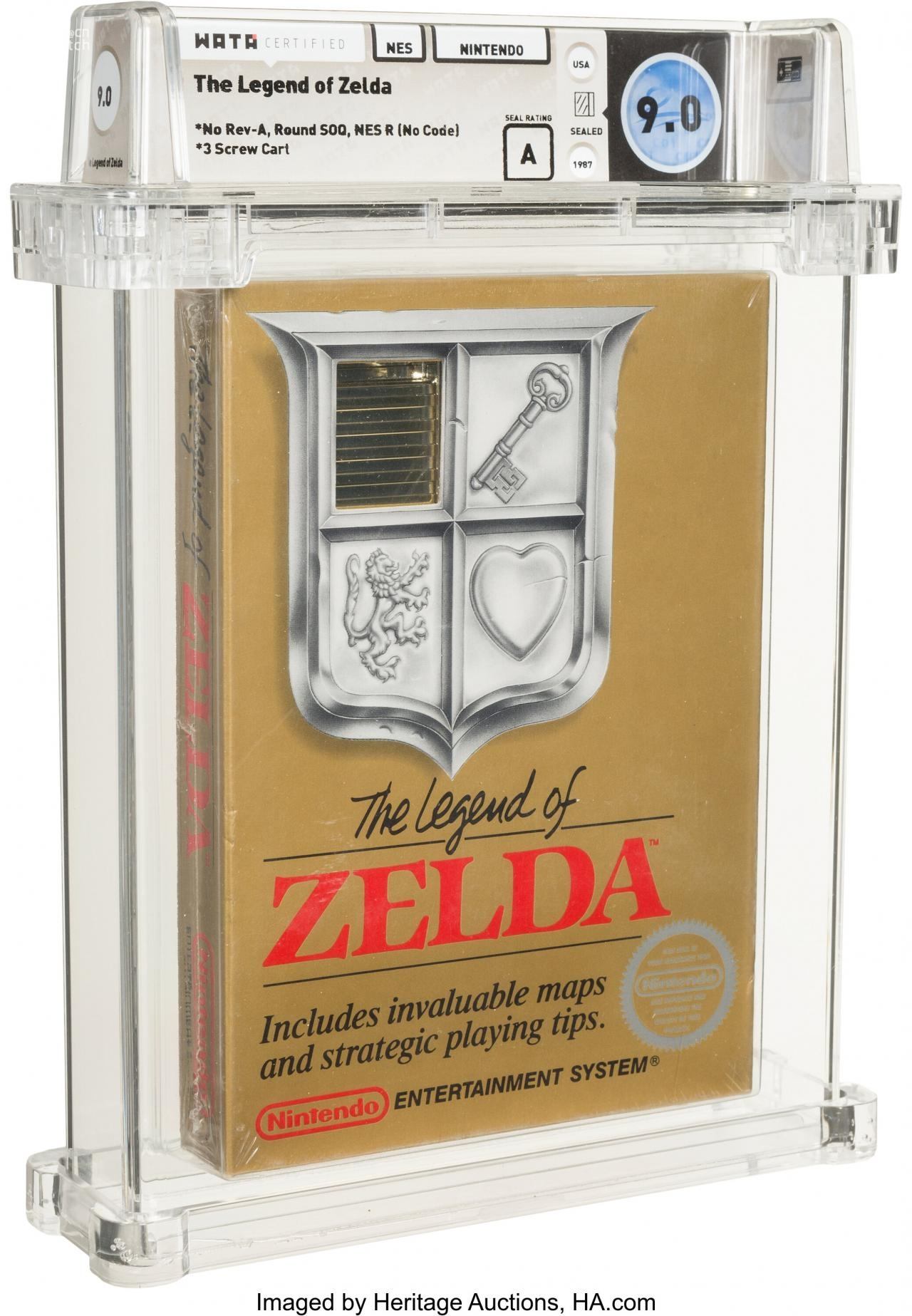 1987年《塞尔达传说》卡带拍卖价达十几万美元 堪称游戏界圣杯