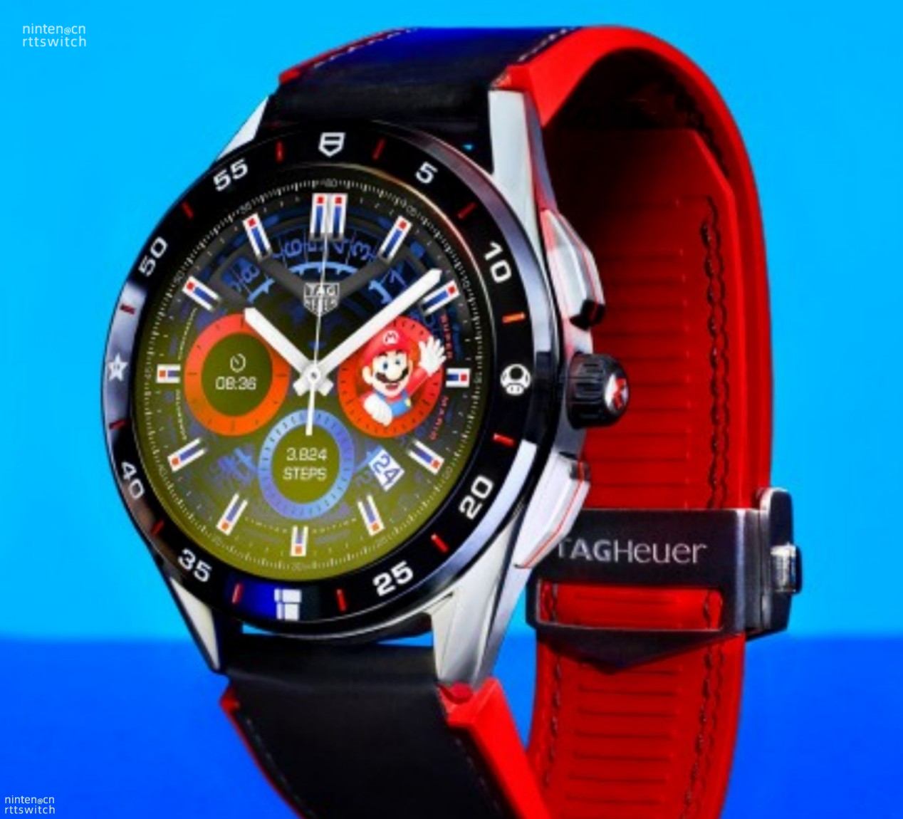 泰格豪雅推出马里奥联动主题款运动手表