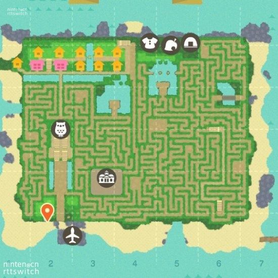 真迷宫！玩家在《动森》制作迷宫岛