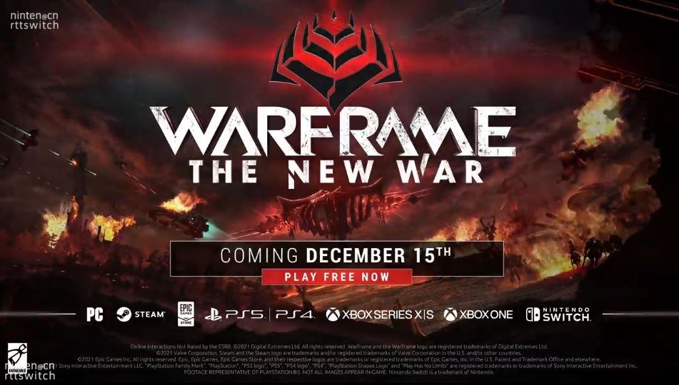 《星际战甲》新世之战更新12月15日上线