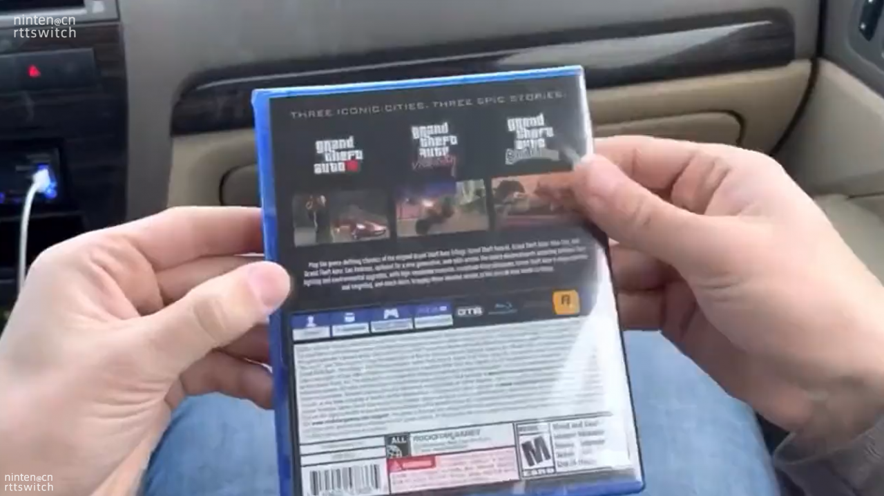 《GTA三部曲》实体版疑似偷跑 内容简单就一张碟
