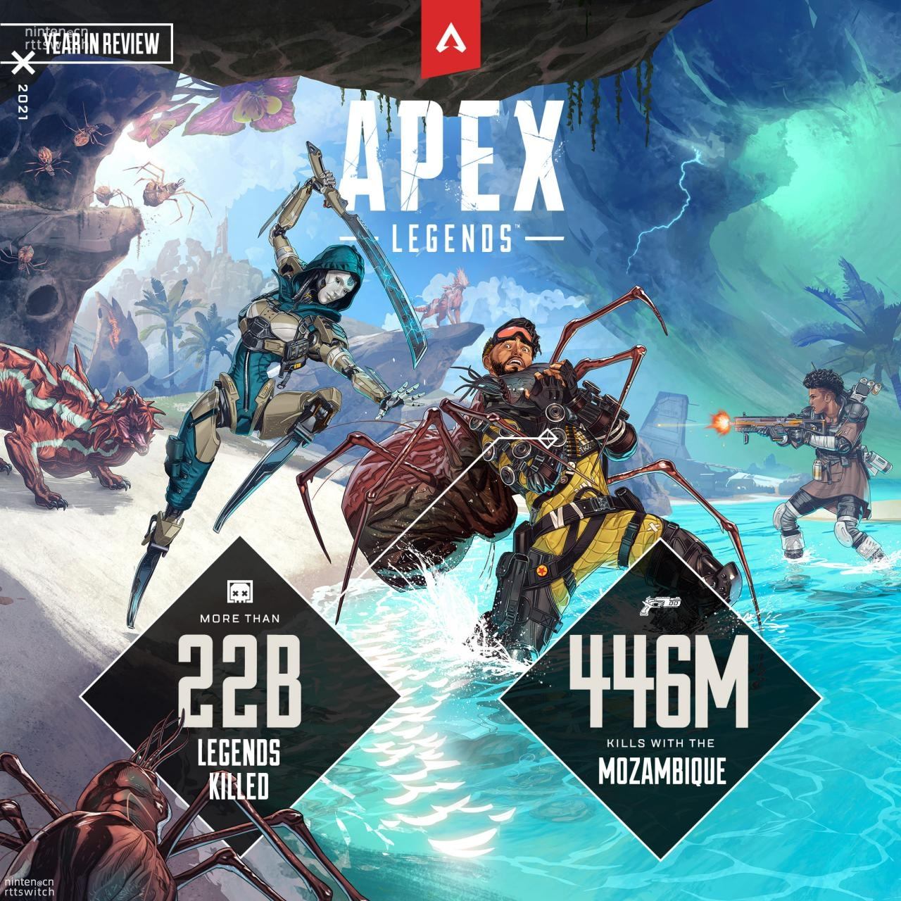 英雄击杀数超2百亿！《Apex英雄》公布21年统计数据