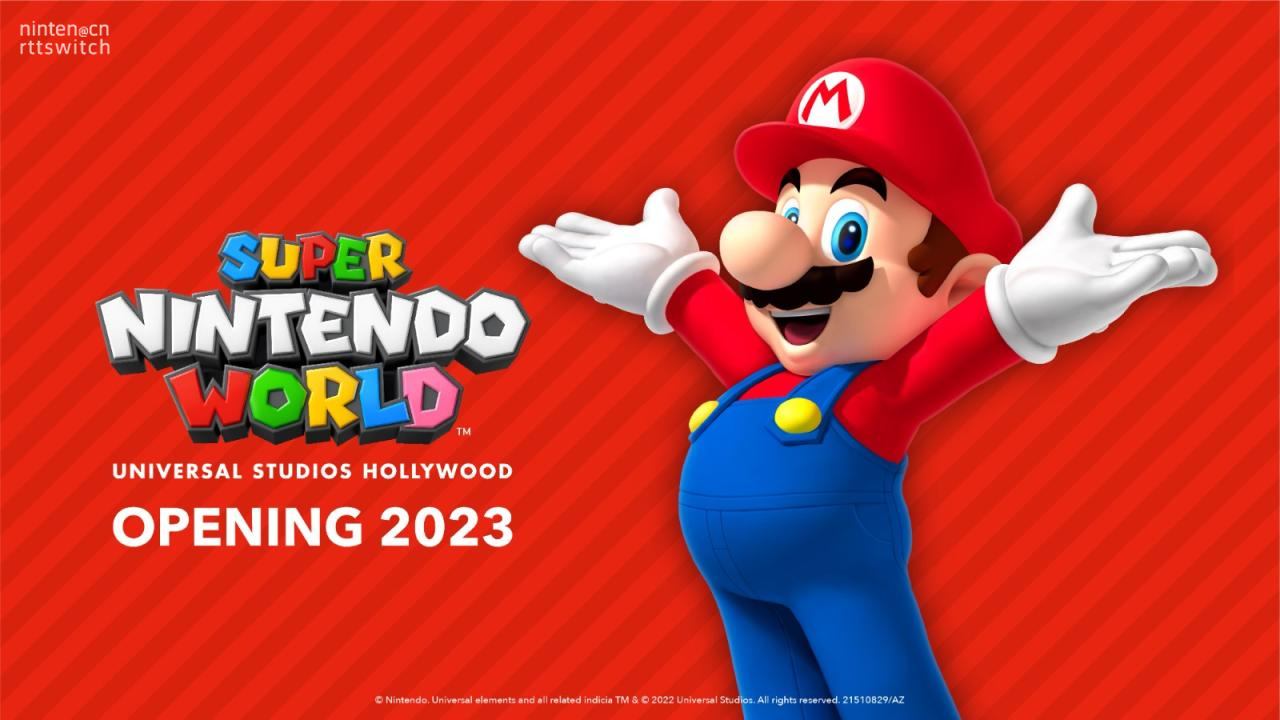 好莱坞超级任天堂世界将于2023年开园