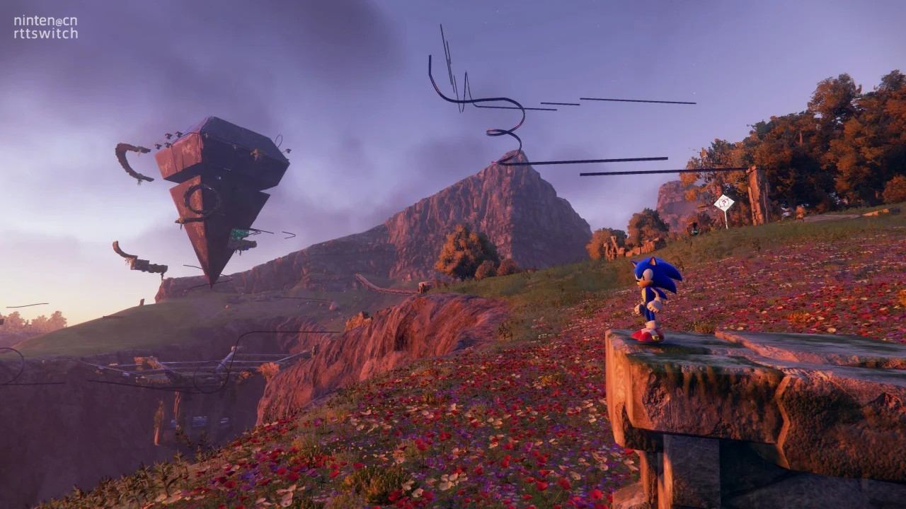 《索尼克未知边境》新游戏截图展示神秘地标和建筑