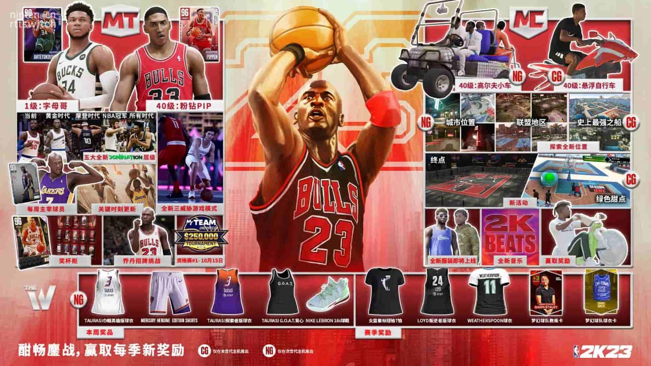 《NBA2K23》现已登陆switch！乔丹版售价