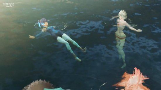 《异度之刃3》泳装宣传视频 优妮、兰兹展示跳水绝活