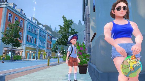 《宝可梦朱紫》肌肉大姐姐路人NPC引玩家热议
